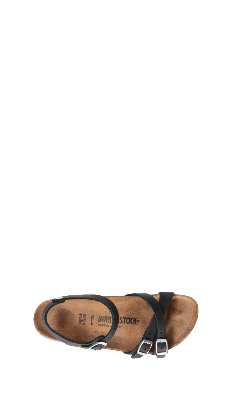 BIRKENSTOCK KUMBA Sandalo donna nero in pelle