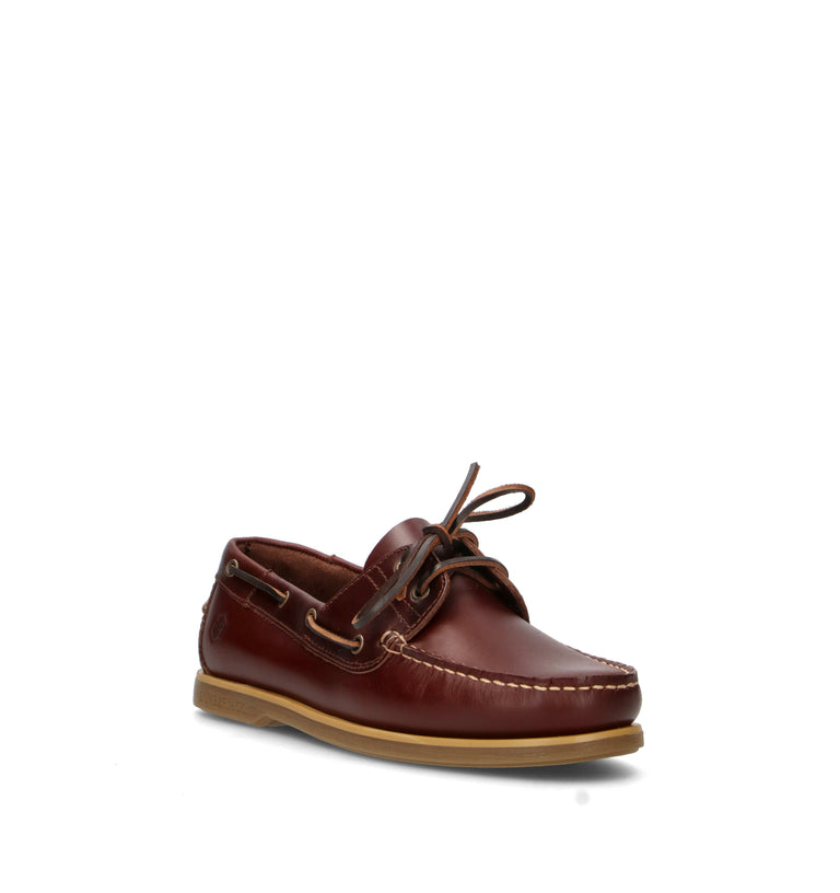 LUMBERJACK Scarpa barca uomo marrone in pelle