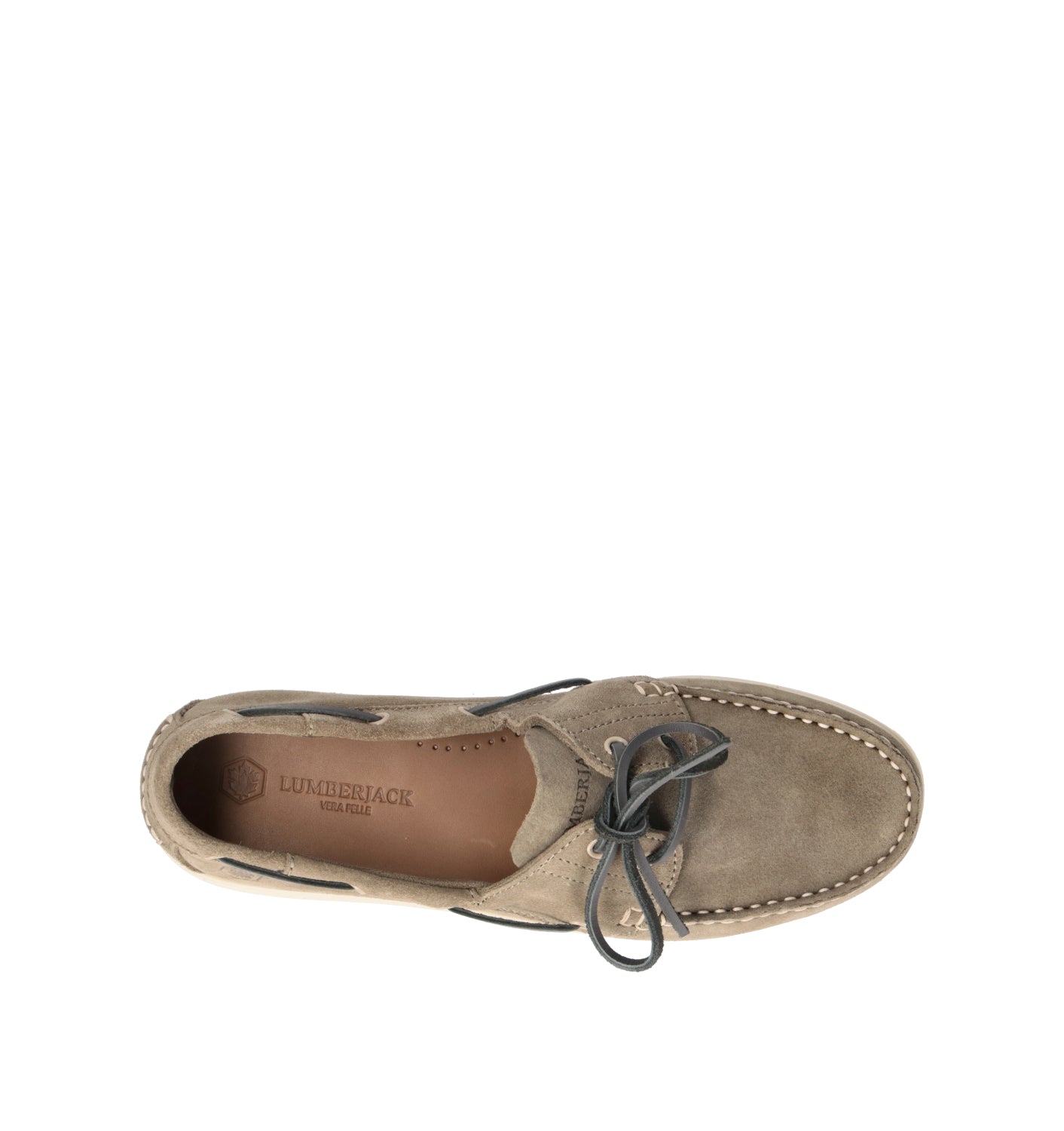 LUMBERJACK Scarpa barca uomo salvia in suede