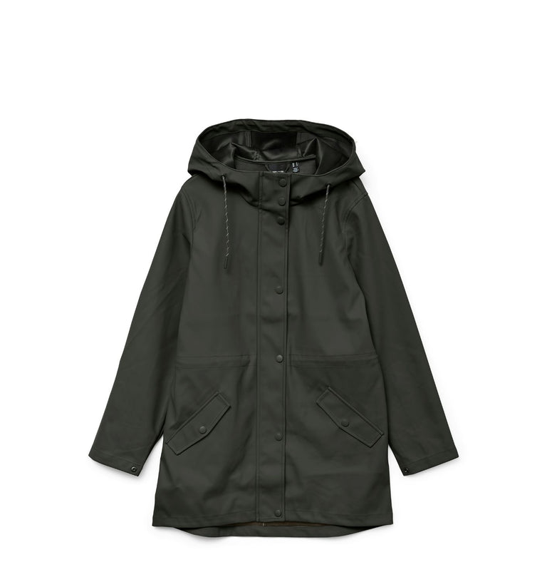 VERO MODA Giubbino impermeabile donna verde