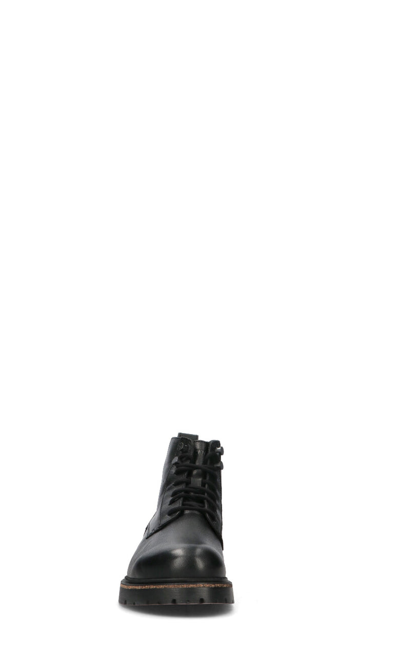BIRKENSTOCK - HIGHWOOD LACE MID Polacco uomo nero in pelle