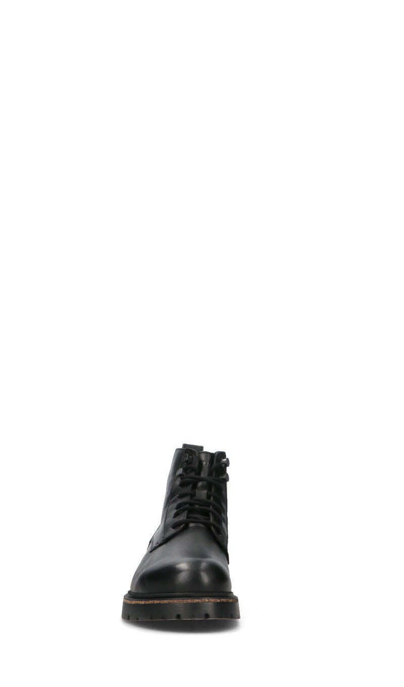 BIRKENSTOCK - HIGHWOOD LACE MID Polacco uomo nero in pelle
