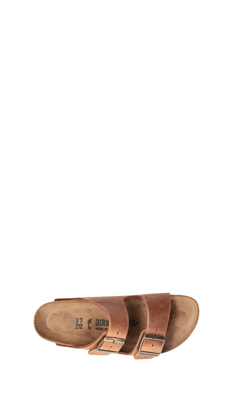 BIRKENSTOCK ARIZONA BS Ciabatta donna cuoio in pelle