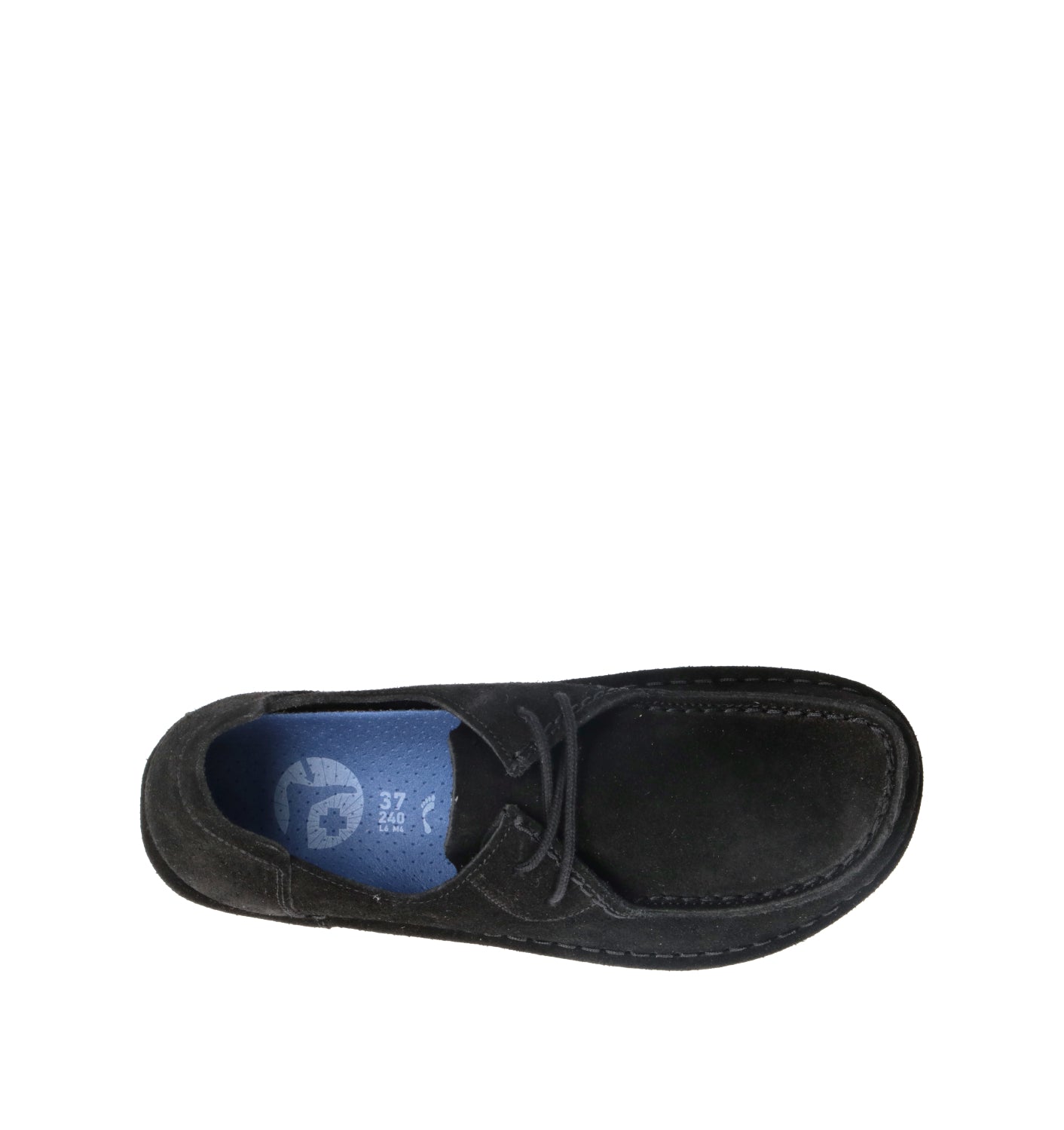 BIRKENSTOCK UTTI LACE Mocassino donna nero in suede
