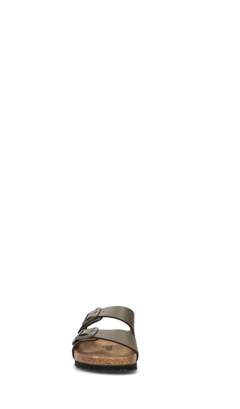 BIRKENSTOCK ARIZONA BS Ciabatta uomo grigia in pelle