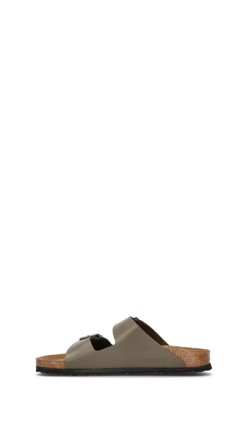 BIRKENSTOCK ARIZONA BS Ciabatta uomo grigia in pelle