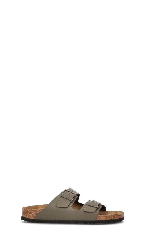 BIRKENSTOCK ARIZONA BS Ciabatta uomo grigia in pelle