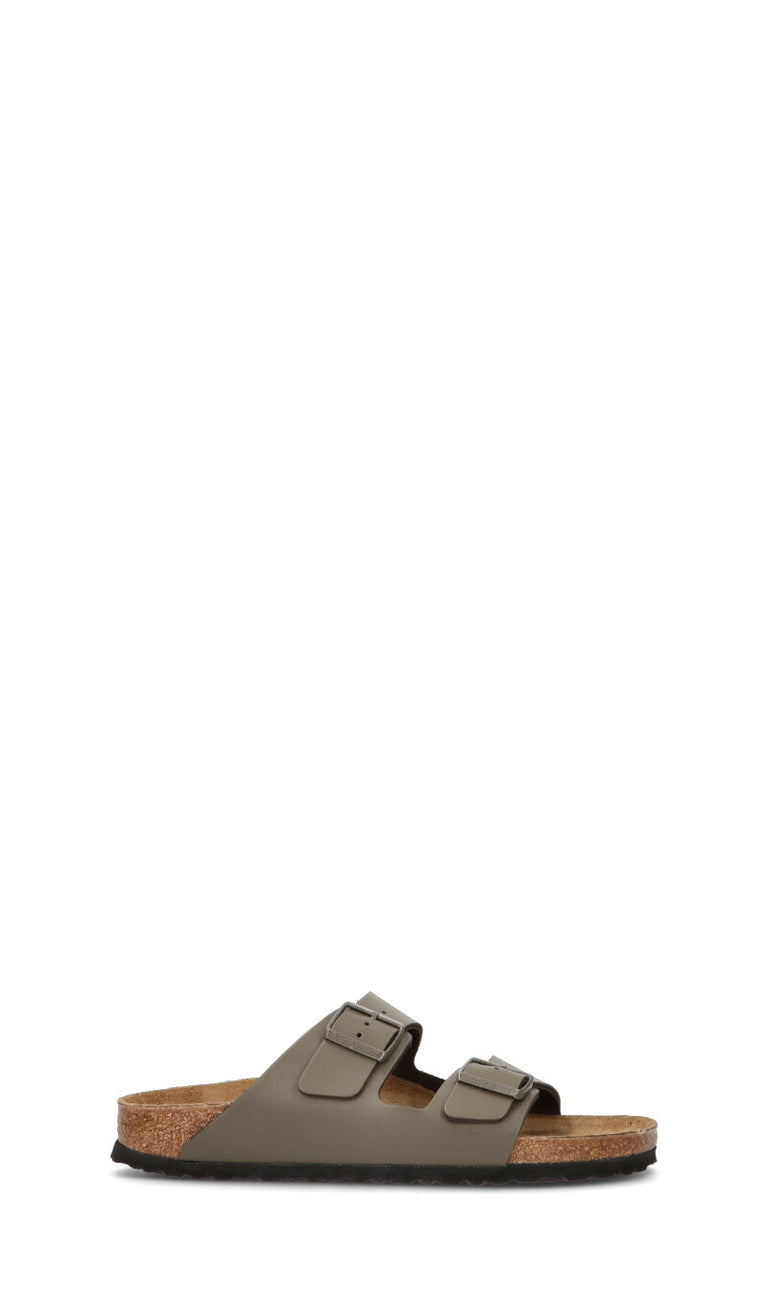BIRKENSTOCK ARIZONA BS Ciabatta uomo grigia in pelle