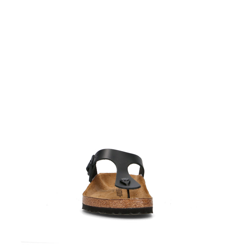 BIRKENSTOCK GIZEH Ciabatta uomo nera in pelle