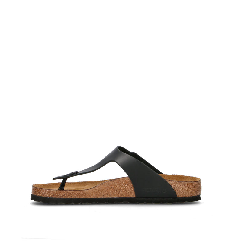 BIRKENSTOCK GIZEH Ciabatta uomo nera in pelle