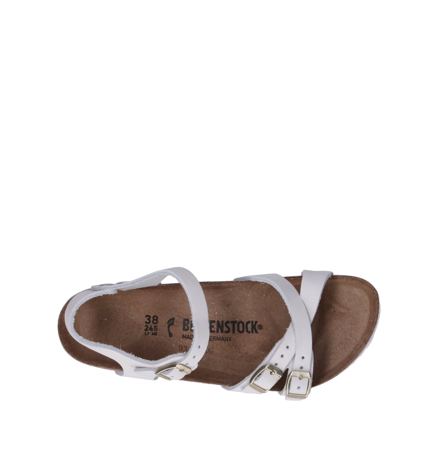 BIRKENSTOCK KUMBA Sandalo donna bianco in nabuk