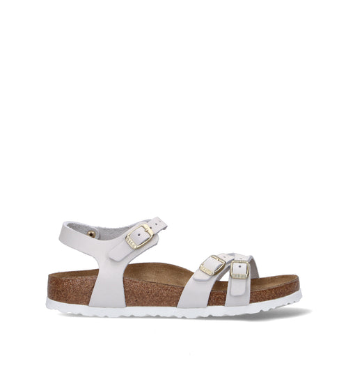 BIRKENSTOCK KUMBA Sandalo donna bianco in nabuk