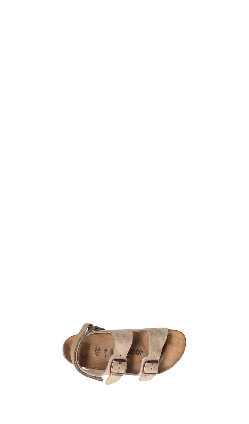 BIRKENSTOCK MILANO AS KIDS Sandalo unisex ragazzi taupe