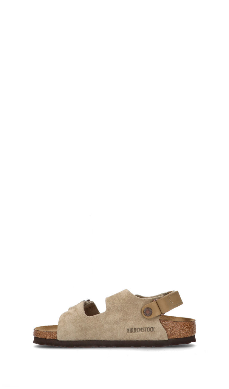BIRKENSTOCK MILANO AS KIDS Sandalo unisex ragazzi taupe