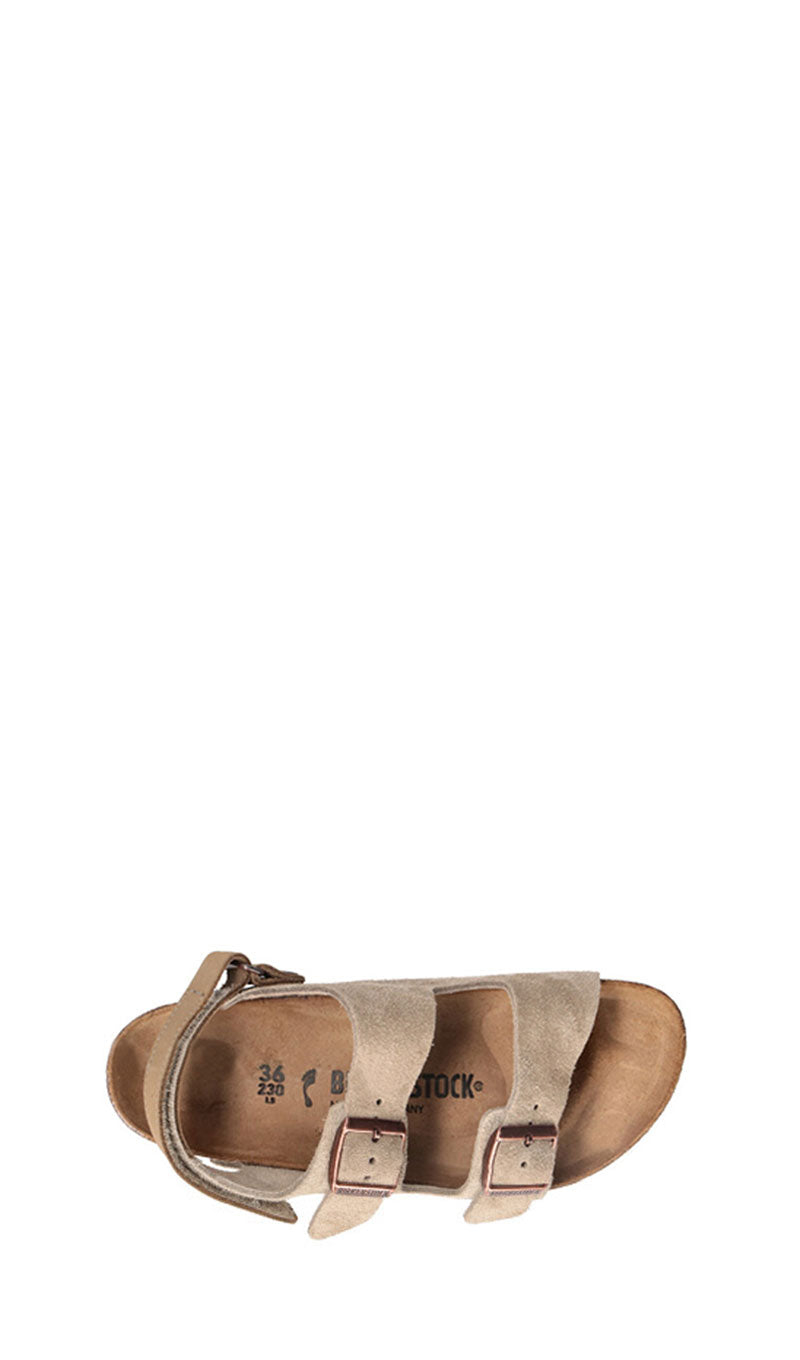 BIRKENSTOCK MILANO AS KIDS Sandalo unisex ragazzi taupe