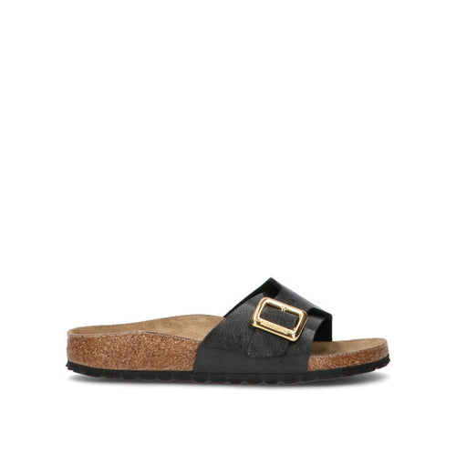 BIRKENSTOCK CATALINA CUSHION BUCKLE Ciabatta donna nera
