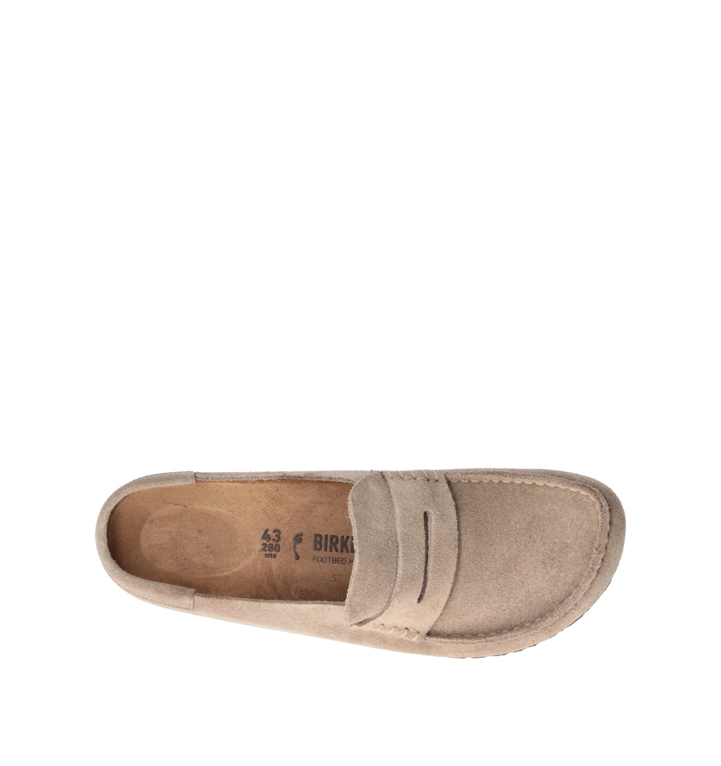 BIRKENSTOCK NAPLES WRAPPED Sabot uomo taupe in suede