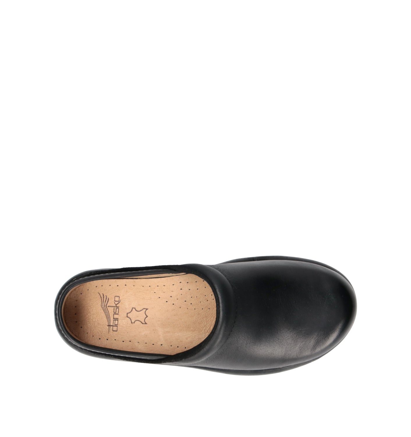 DANSKO Zoccolo donna nero in pelle