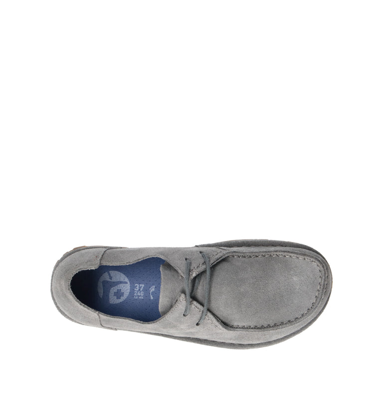 BIRKENSTOCK UTTI LACE Mocassino donna grigia in suede