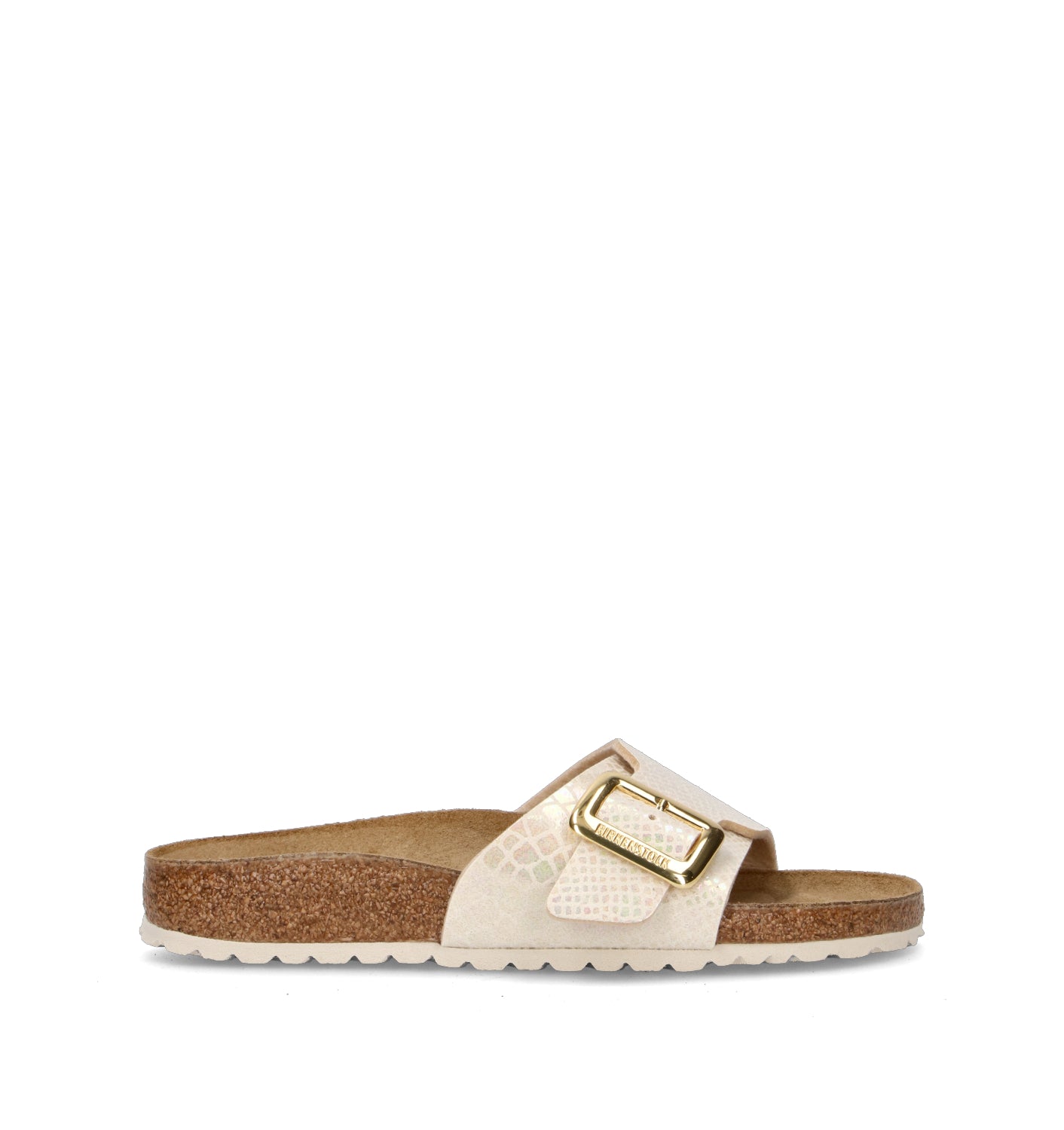 BIRKENSTOCK CATALINA CUSHION BUCKLE Ciabatta donna panna