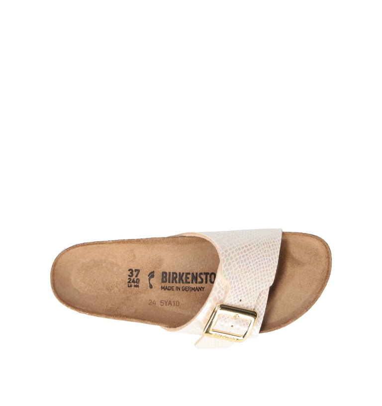 BIRKENSTOCK CATALINA CUSHION BUCKLE Ciabatta donna panna