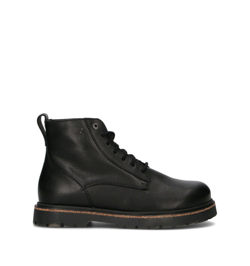 BIRKENSTOCK HIGHWOOD LACE MID Polacco uomo nero in pelle