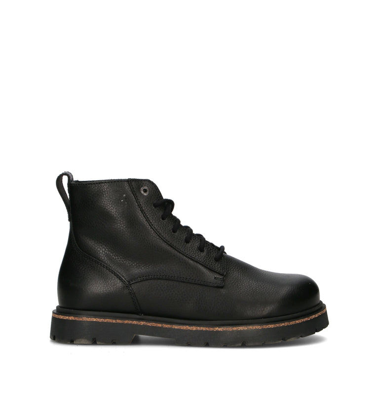 BIRKENSTOCK HIGHWOOD LACE MID Polacco uomo nero in pelle