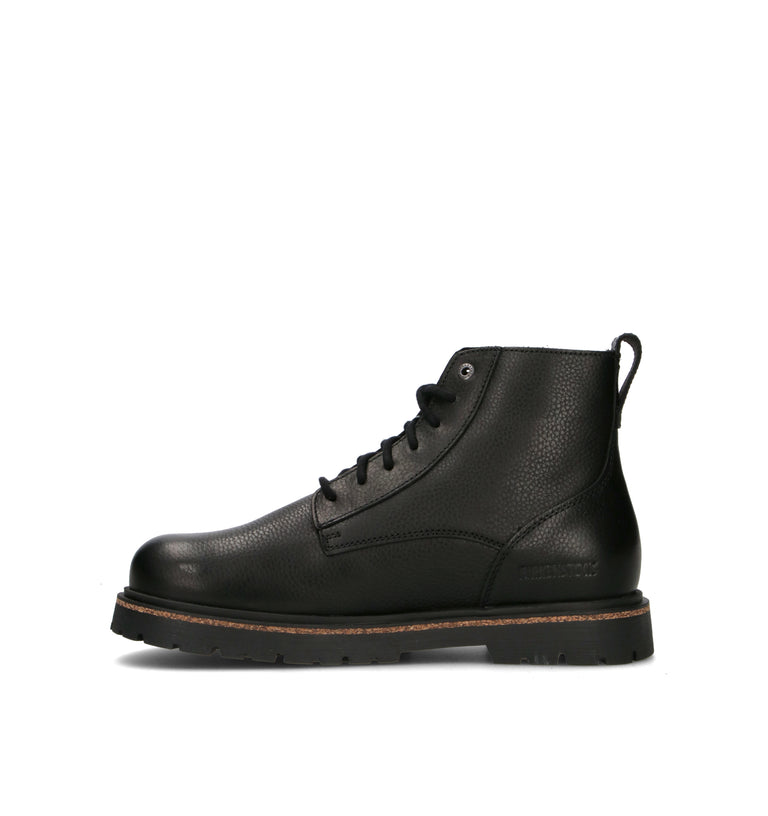 BIRKENSTOCK HIGHWOOD LACE MID Polacco uomo nero in pelle