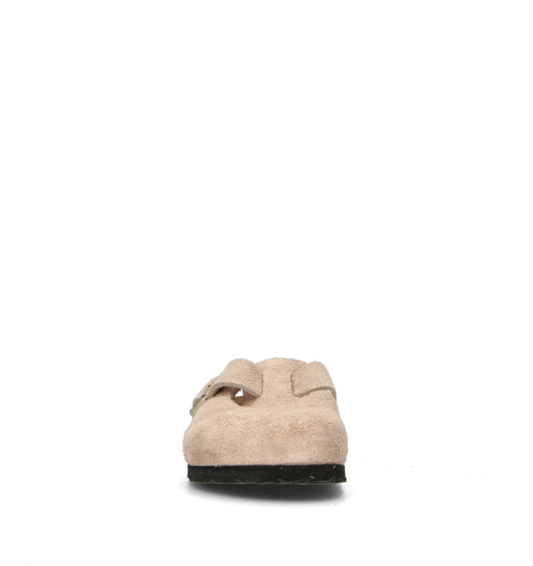 BIRKENSTOCK BOSTON Ciabatta donna sandcastle in suede