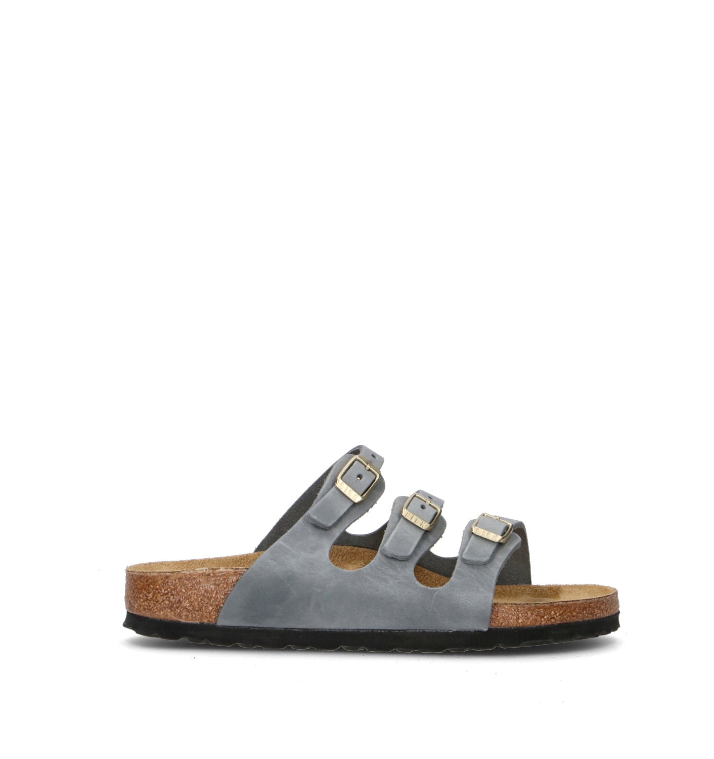 BIRKENSTOCK FLORIDA  Ciabatta donna basalt gray in pelle nabuk