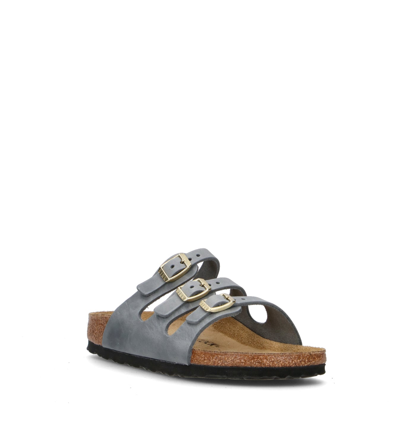 BIRKENSTOCK FLORIDA  Ciabatta donna basalt gray in pelle nabuk