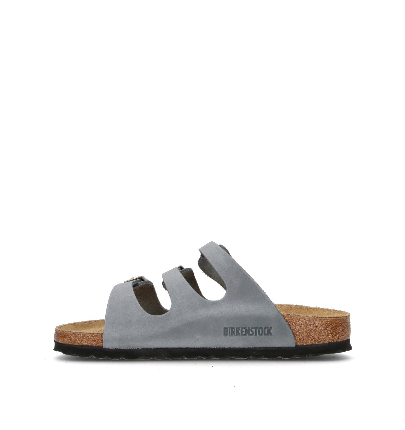 BIRKENSTOCK FLORIDA  Ciabatta donna basalt gray in pelle nabuk