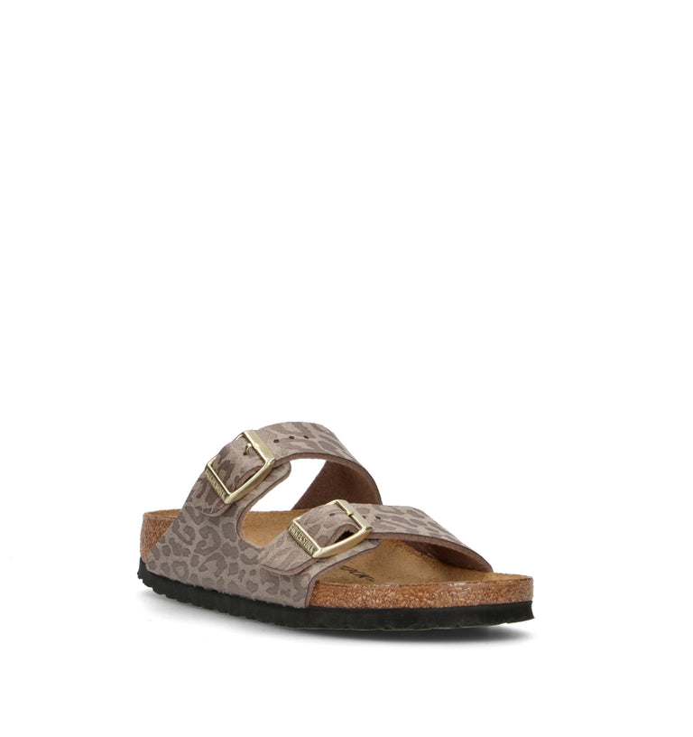 BIRKENSTOCK ARIZONA Ciabatta donna SYN leo gray taupe