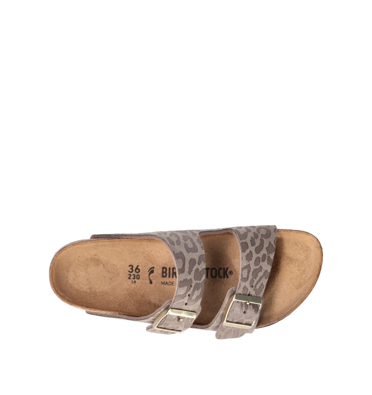 BIRKENSTOCK ARIZONA Ciabatta donna SYN leo gray taupe