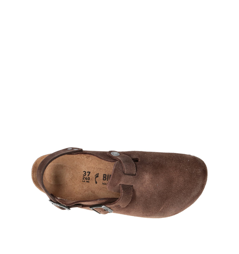 BIRKENSTOCK TOKYO II Zoccolo donna carafe in suede