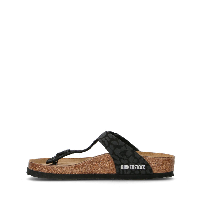 BIRKENSTOCK GIZEH  Ciabatta donna leo black