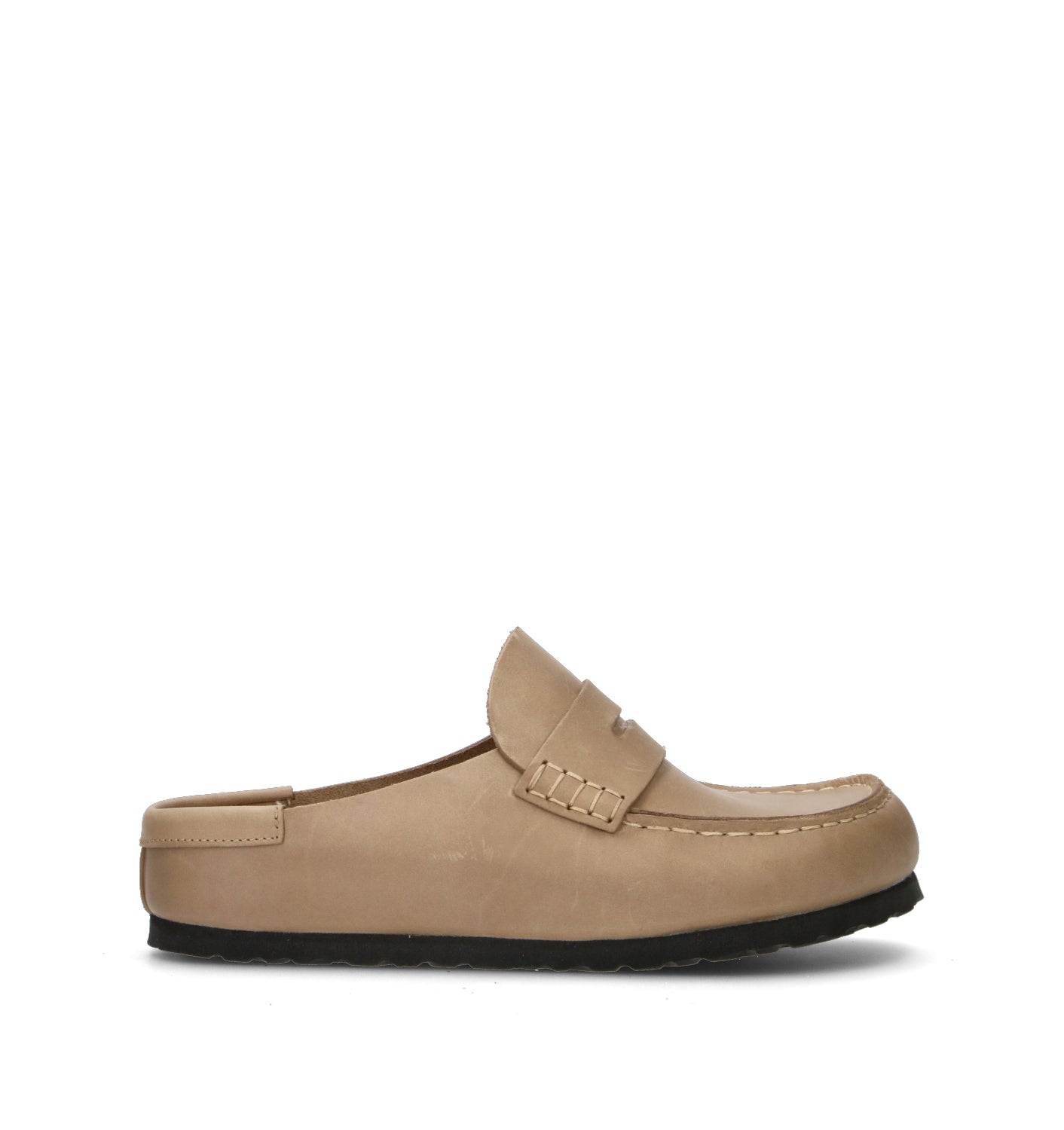 BIRKENSTOCK NAPLES WRAPPED Sabot donna tobacco brown in pelle