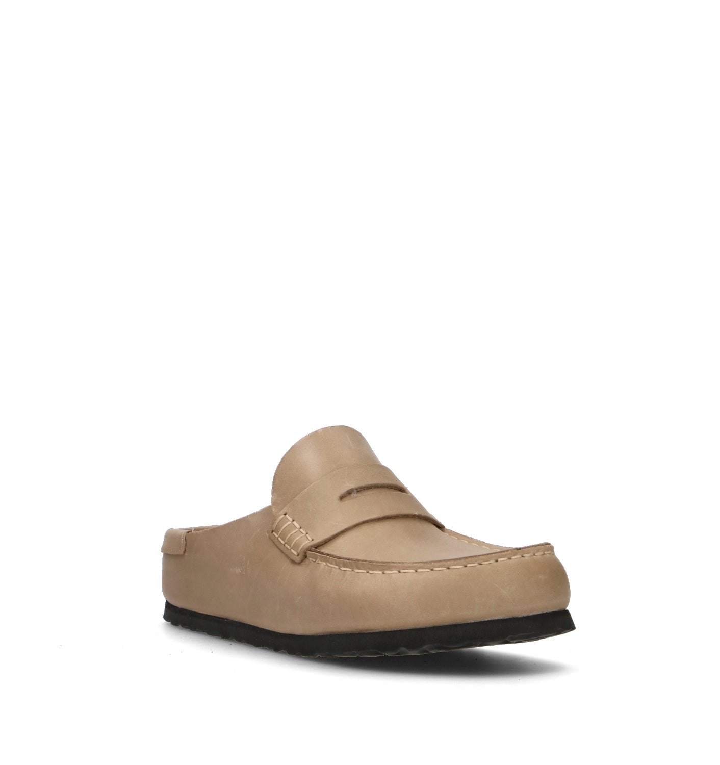BIRKENSTOCK NAPLES WRAPPED Sabot donna tobacco brown in pelle