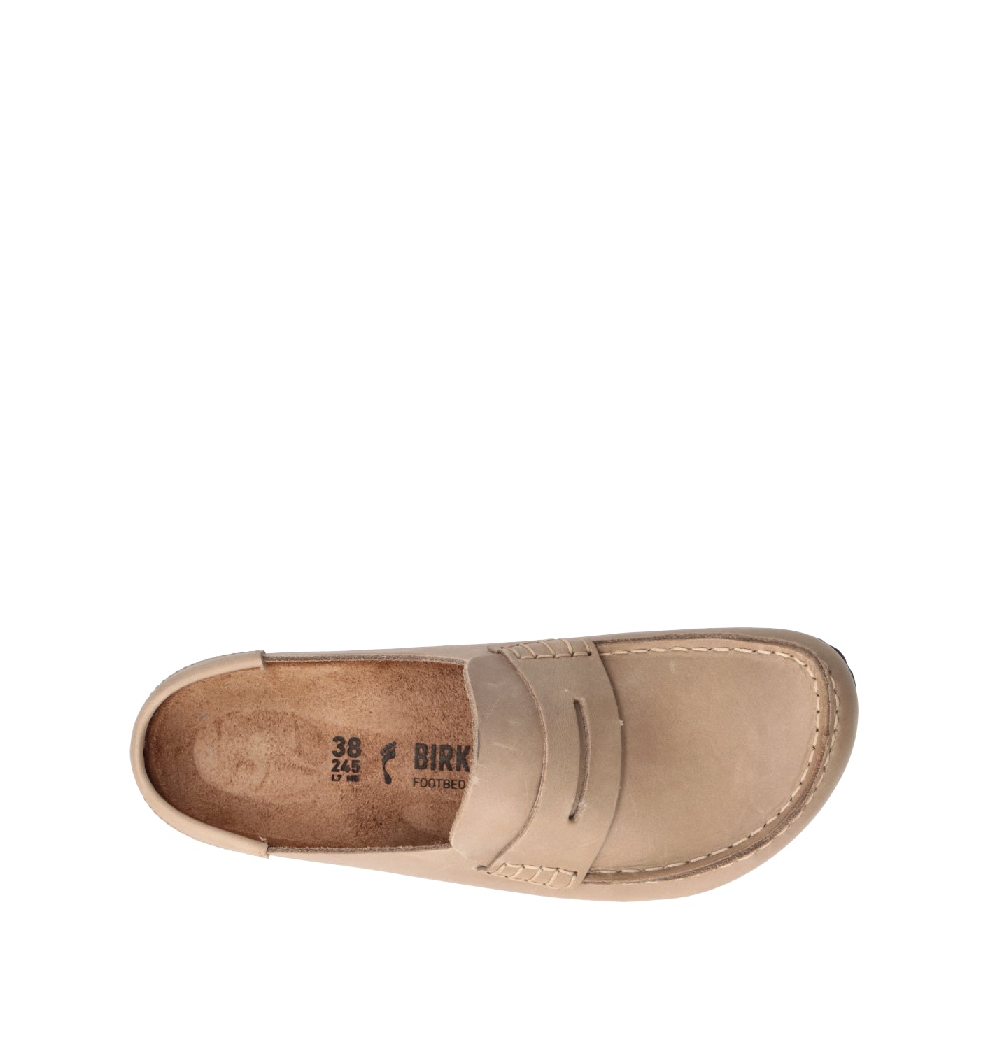 BIRKENSTOCK NAPLES WRAPPED Sabot donna tobacco brown in pelle