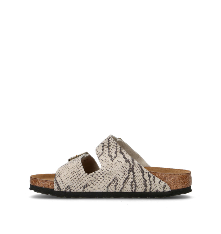 BIRKENSTOCK ARIZONA Ciabatta donna snake oyster in suede