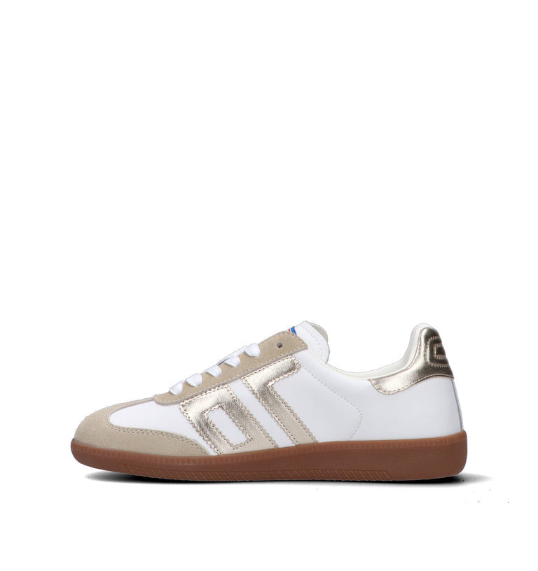 BACK 70 Sneaker donna bianca in pelle