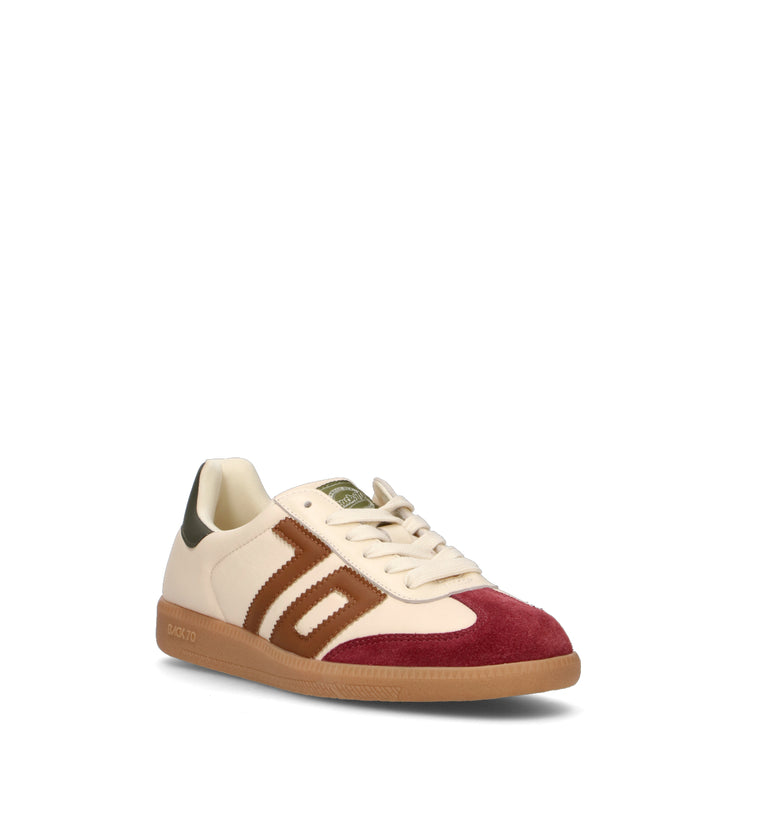 BACK 70 Sneaker donna bianca in pelle