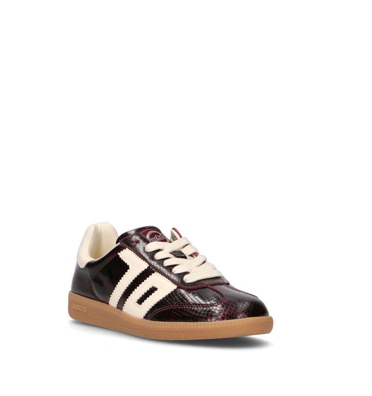 BACK 70 Sneaker donna bordeaux in pelle