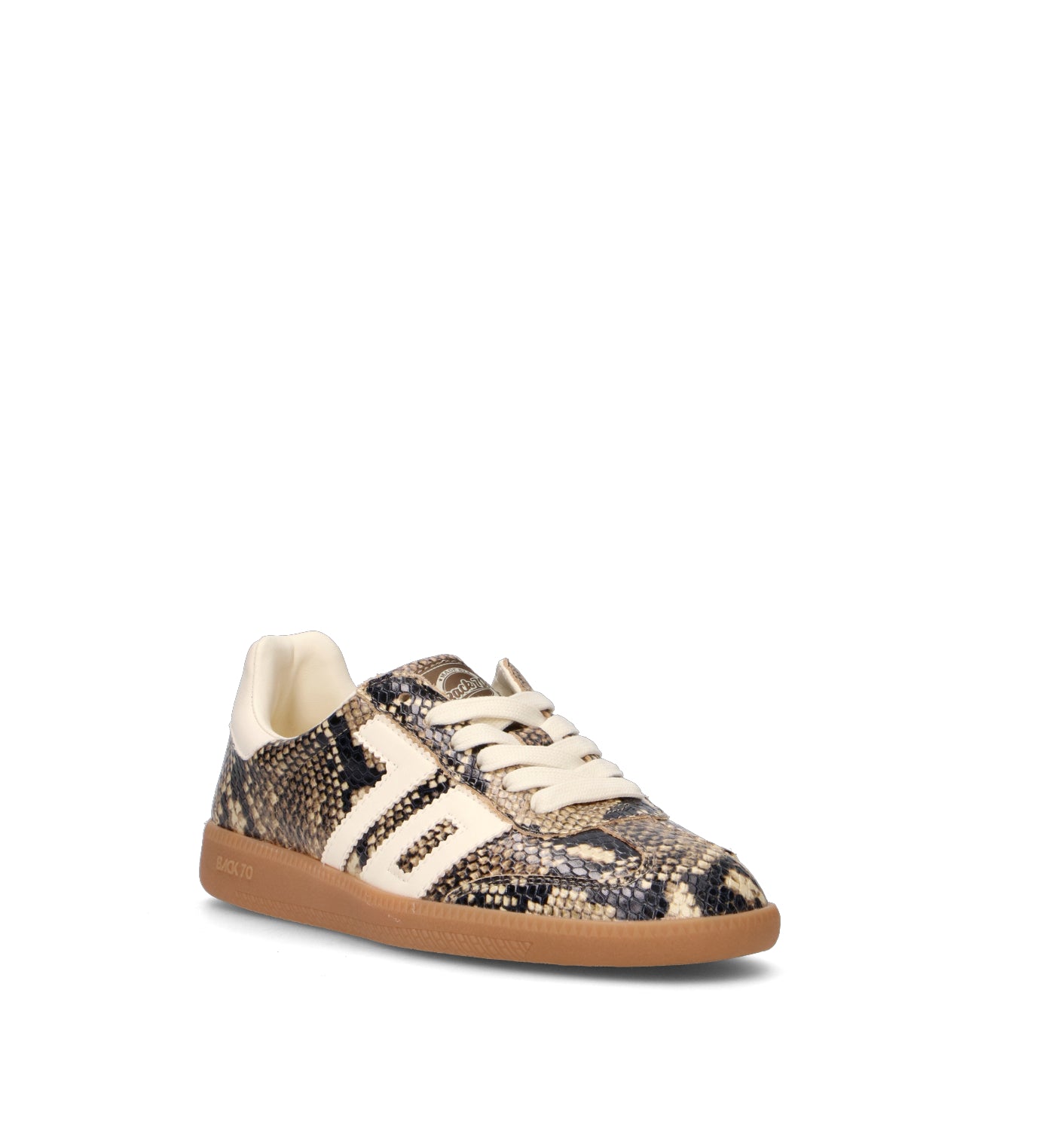 BACK 70 Sneaker donna beige in pelle