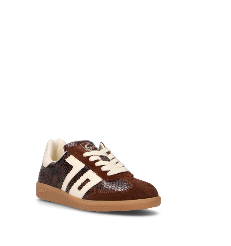 BACK 70 Sneaker donna marrone in pelle