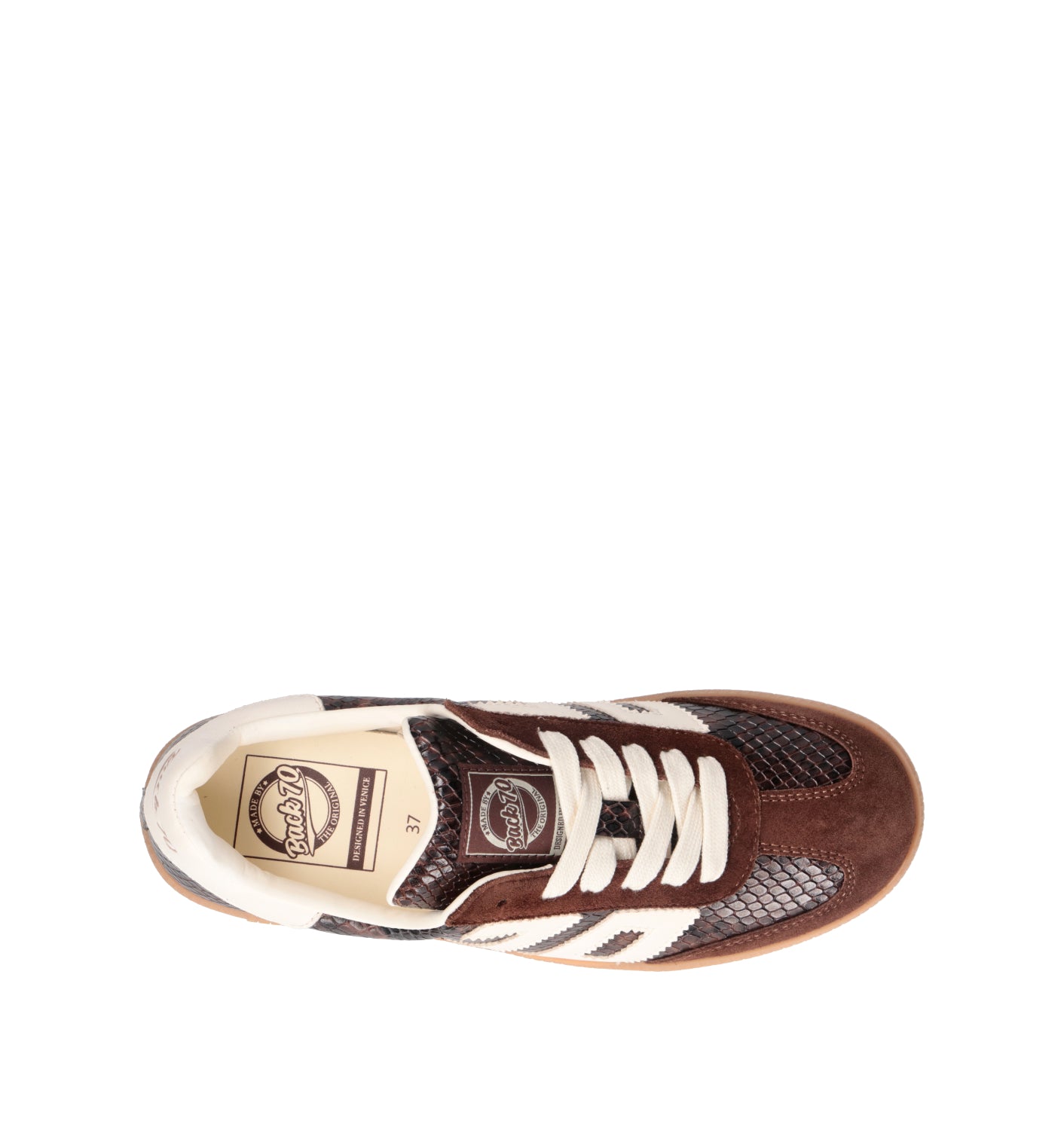 BACK 70 Sneaker donna marrone in pelle