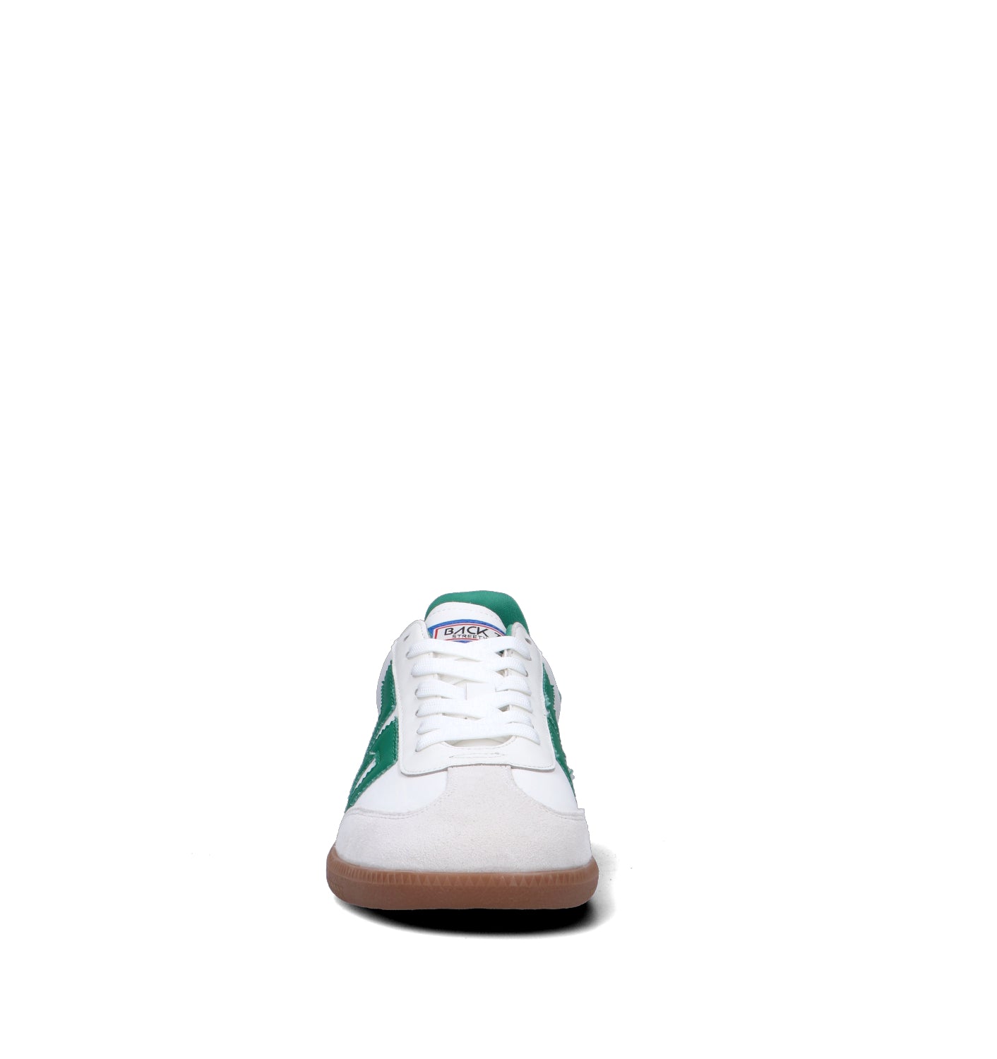 BACK 70 Sneaker uomo bianca/verde in pelle