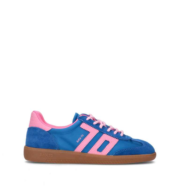 BACK 70 Sneaker donna blu/rosa