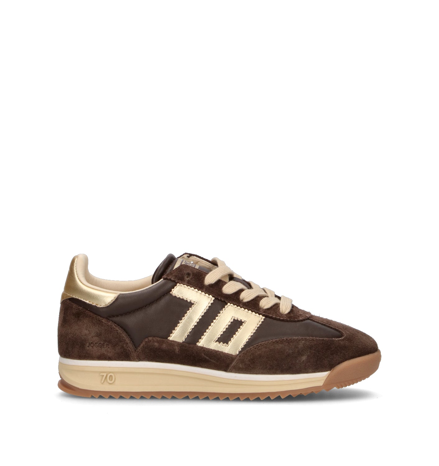 BACK 70 Sneaker donna marrone in pelle