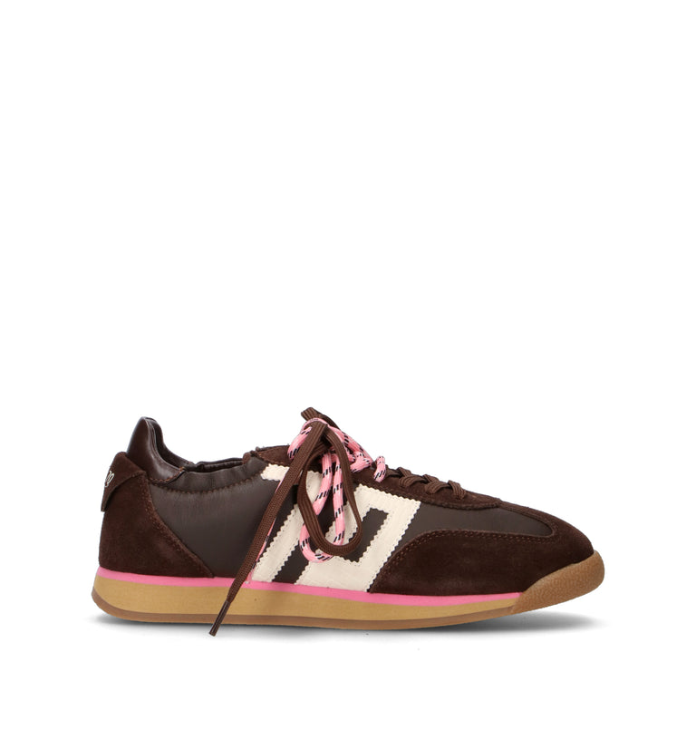 BACK 70 Sneaker donna marrone in pelle